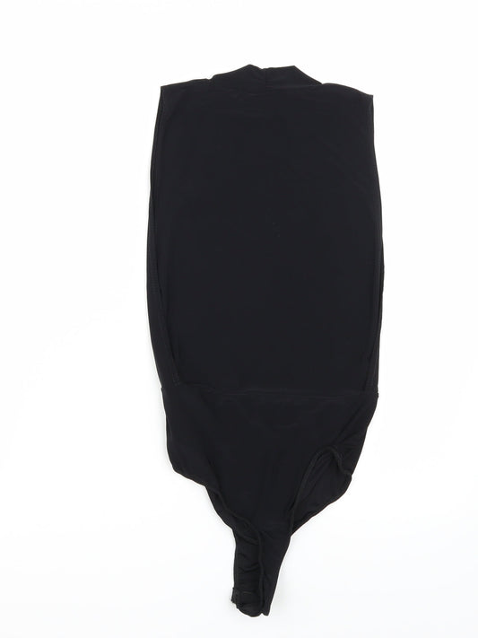 Missguided Womens Black   Bodysuit One-Piece Size 6