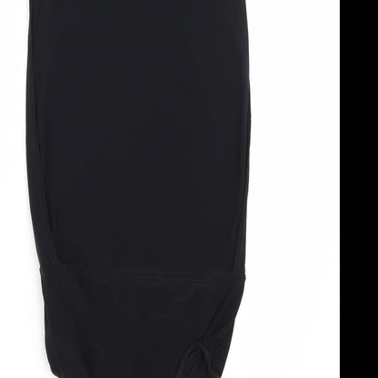 Missguided Womens Black   Bodysuit One-Piece Size 6