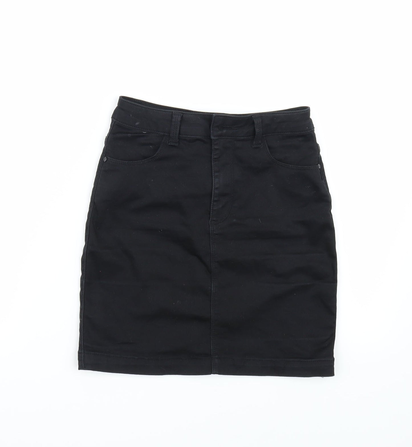 Missguided Womens Black   A-Line Skirt Size 6