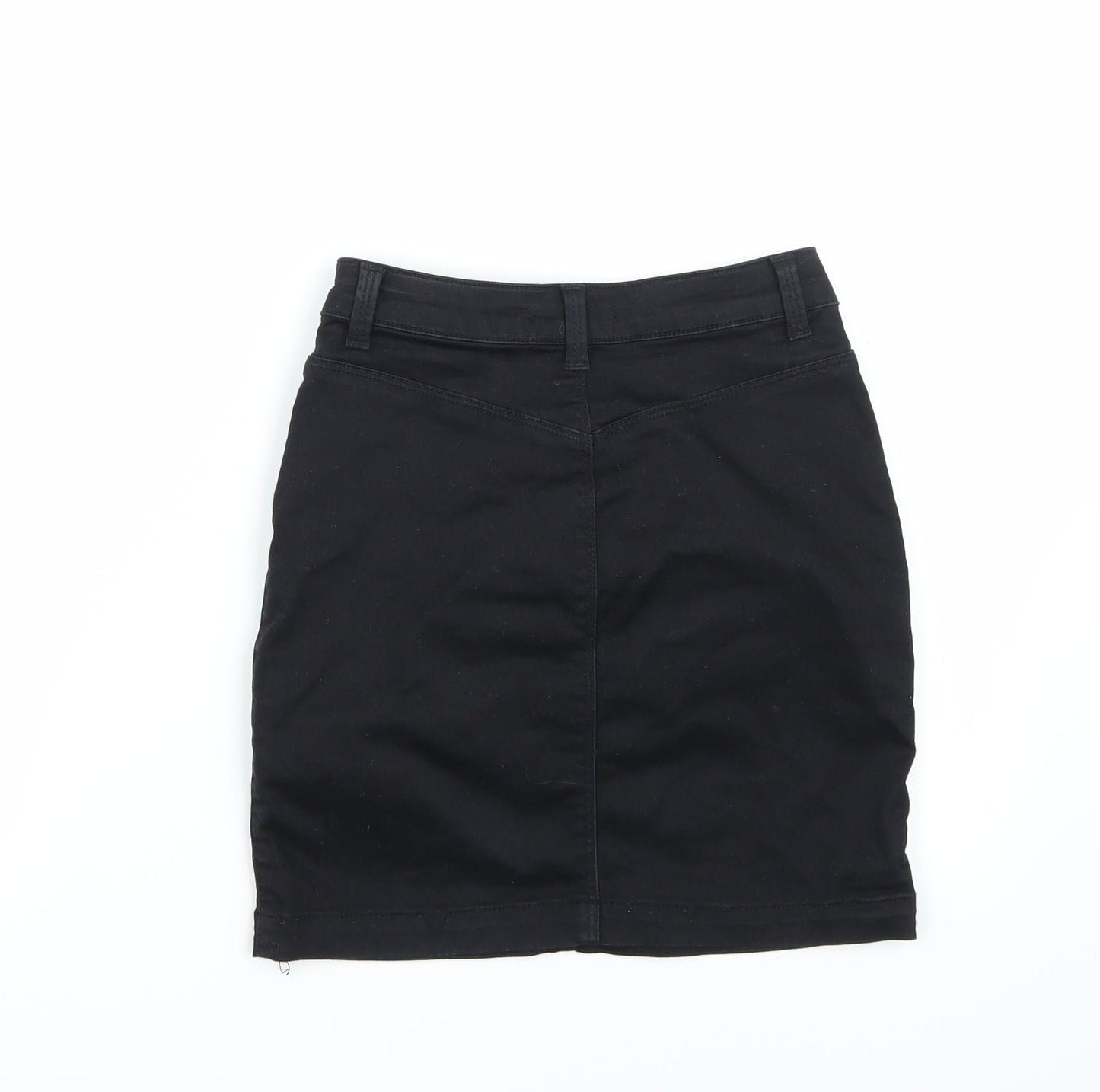 Missguided Womens Black   A-Line Skirt Size 6
