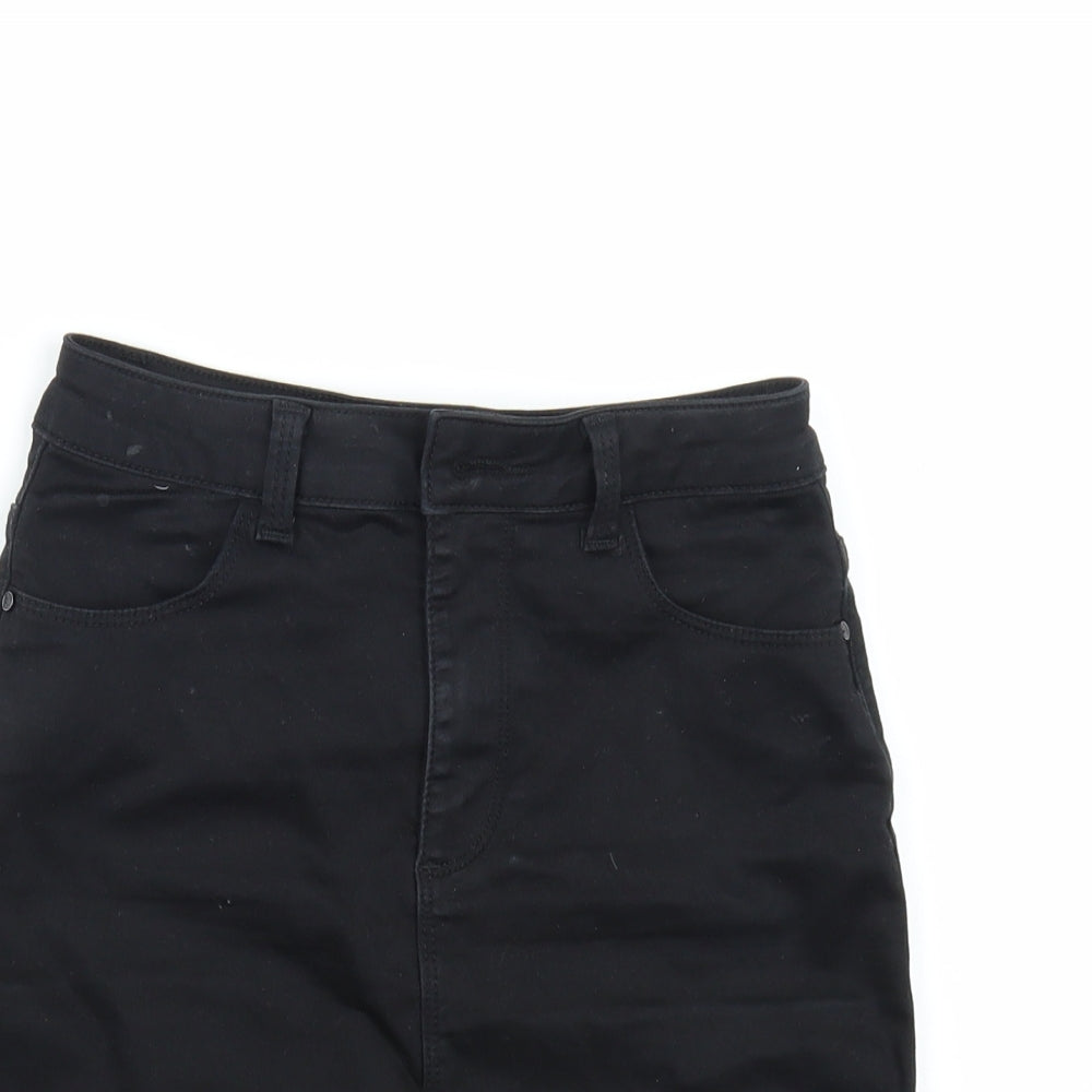 Missguided Womens Black   A-Line Skirt Size 6