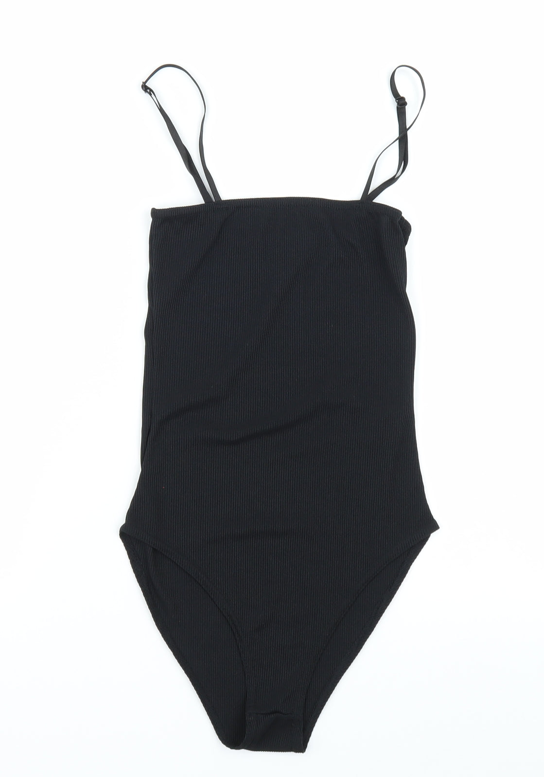 Boohoo Womens Black   Bodysuit One-Piece Size 6