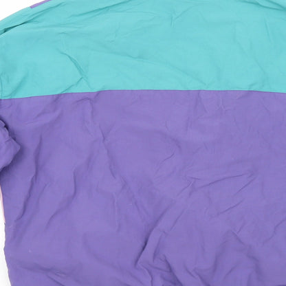 Primark Womens Purple Striped  Jacket Coat Size S