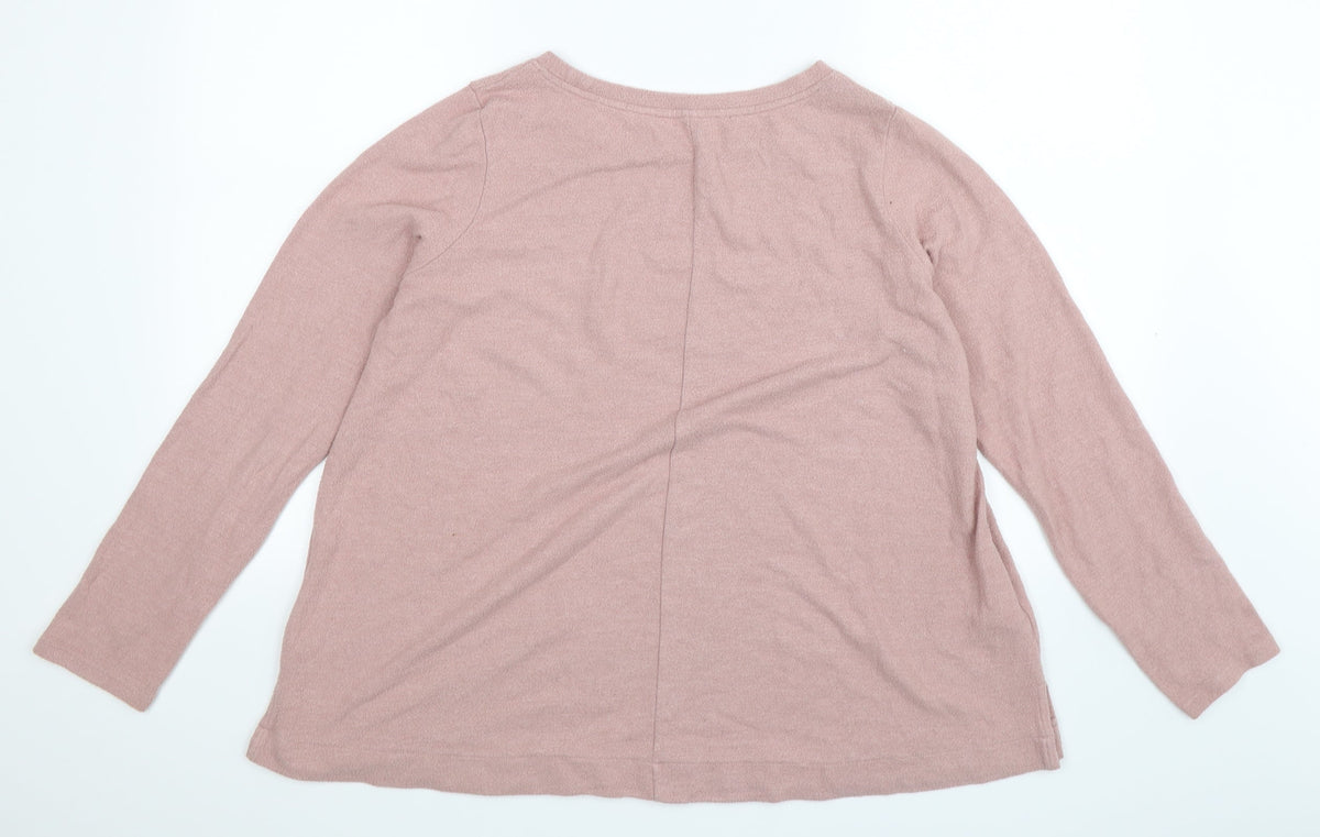 Next Womens Beige   Pullover Sweatshirt Size 14