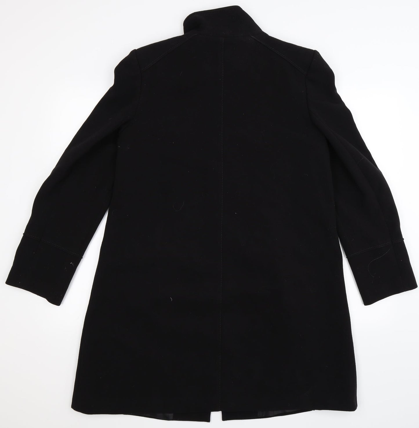 Womens UK Size 12 BHS Black Overcoat