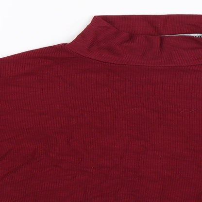 Missguided Womens Brown  Knit Pullover Jumper Size 10