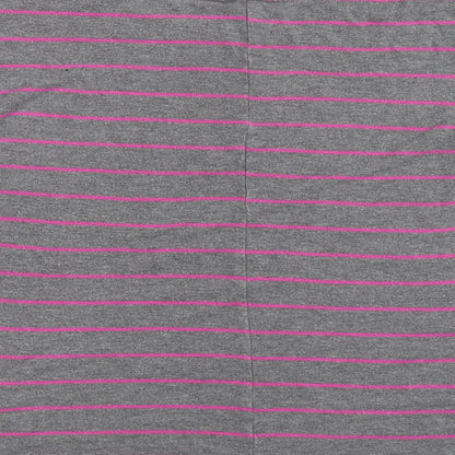 Divided Womens Grey Striped  Pullover Sweatshirt Size L