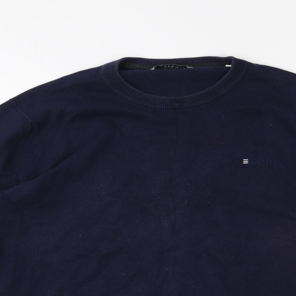 Esprit Mens Blue   Pullover Jumper Size M