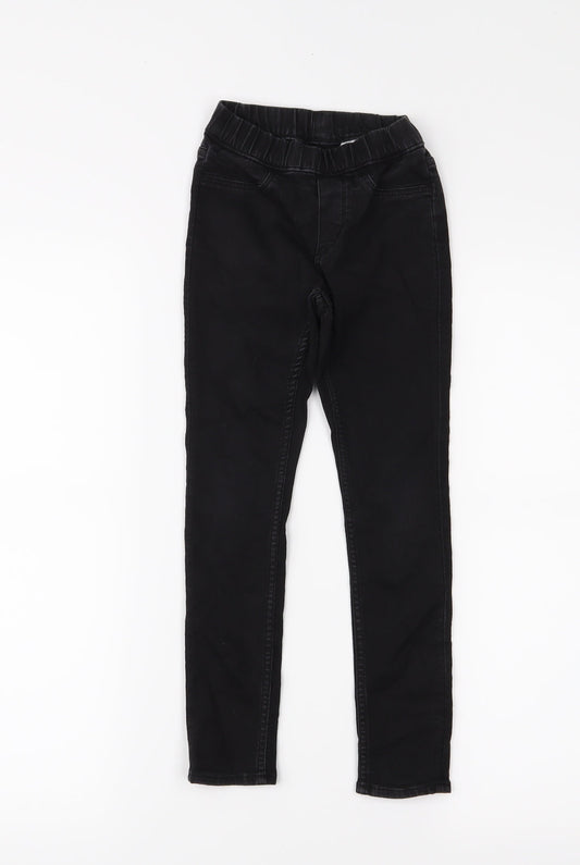 &Denim Girls Black   Jegging Jeans Size 6 Years