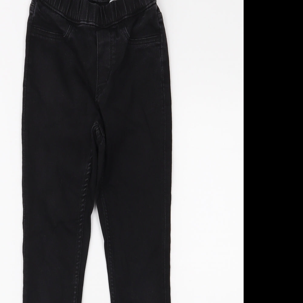 &Denim Girls Black   Jegging Jeans Size 6 Years