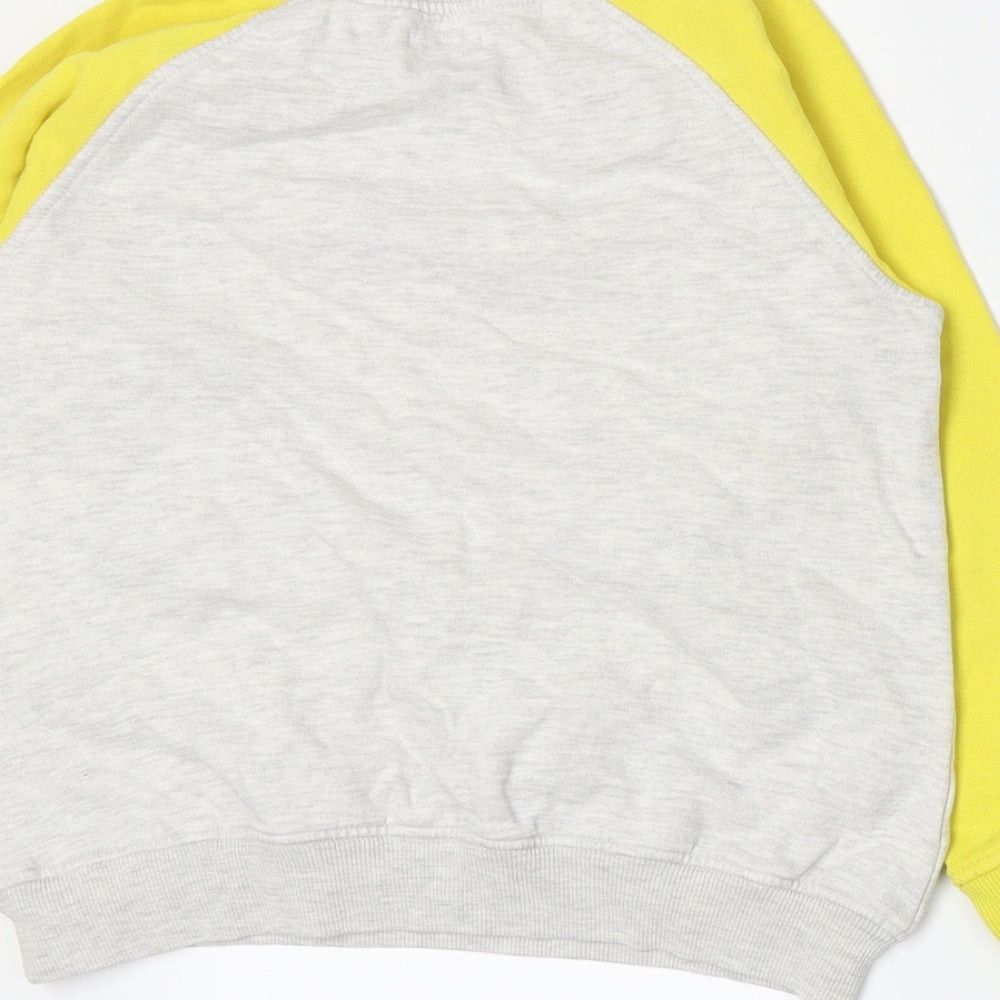 NEXT Girls Yellow  Jersey Pullover Sweatshirt Size 10 Years