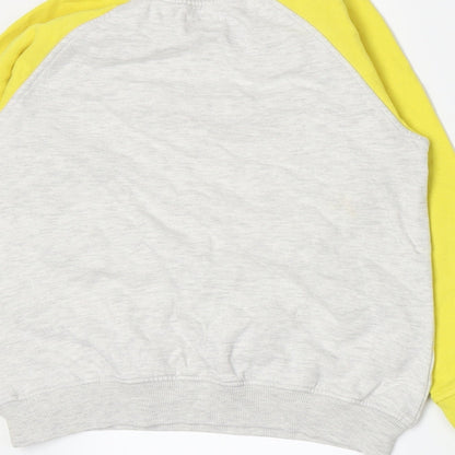 NEXT Girls Yellow  Jersey Pullover Sweatshirt Size 10 Years