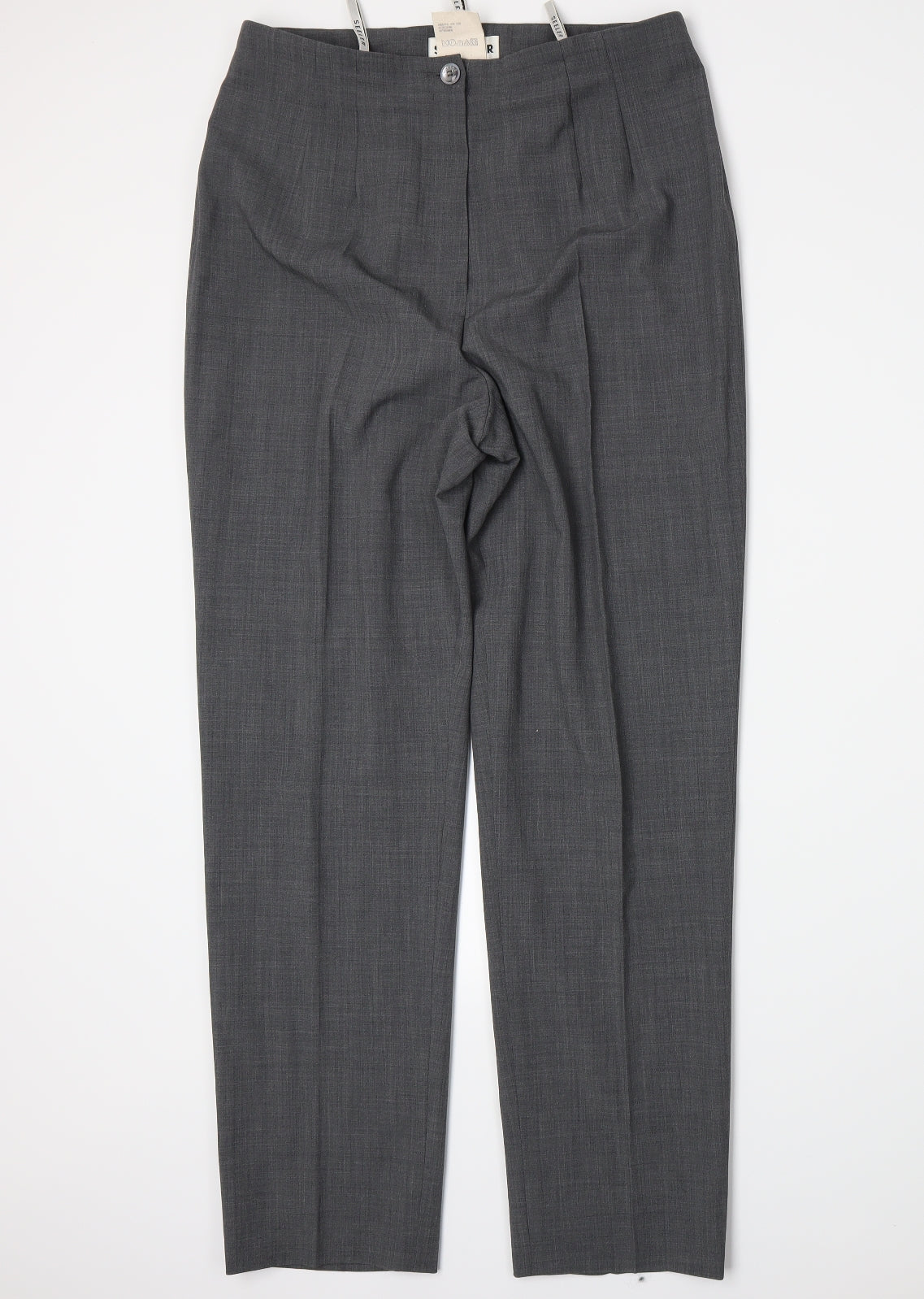 Seeler Womens Grey   Trousers  Size 10 L28 in