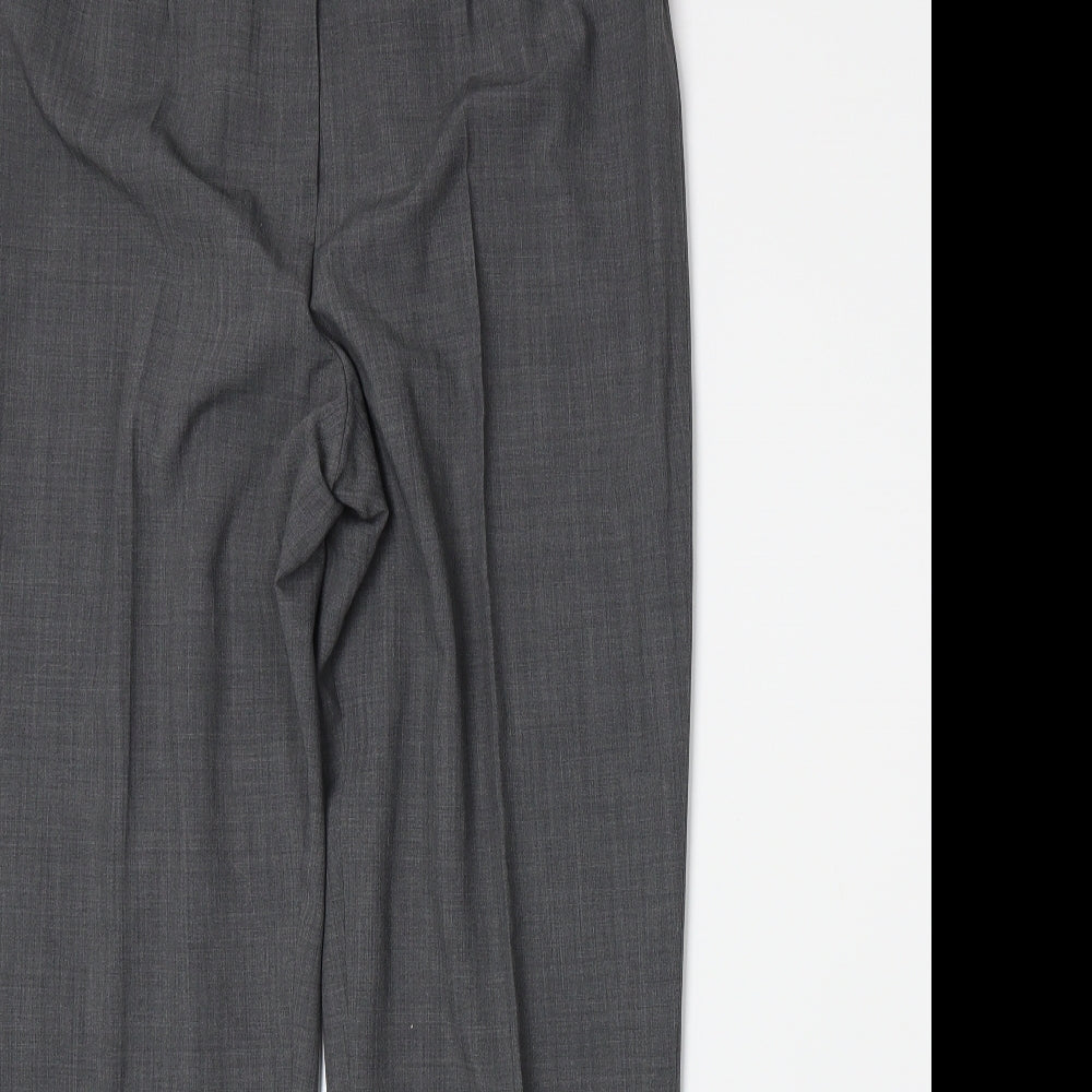 Seeler Womens Grey   Trousers  Size 10 L28 in