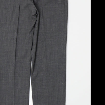 Seeler Womens Grey   Trousers  Size 10 L28 in