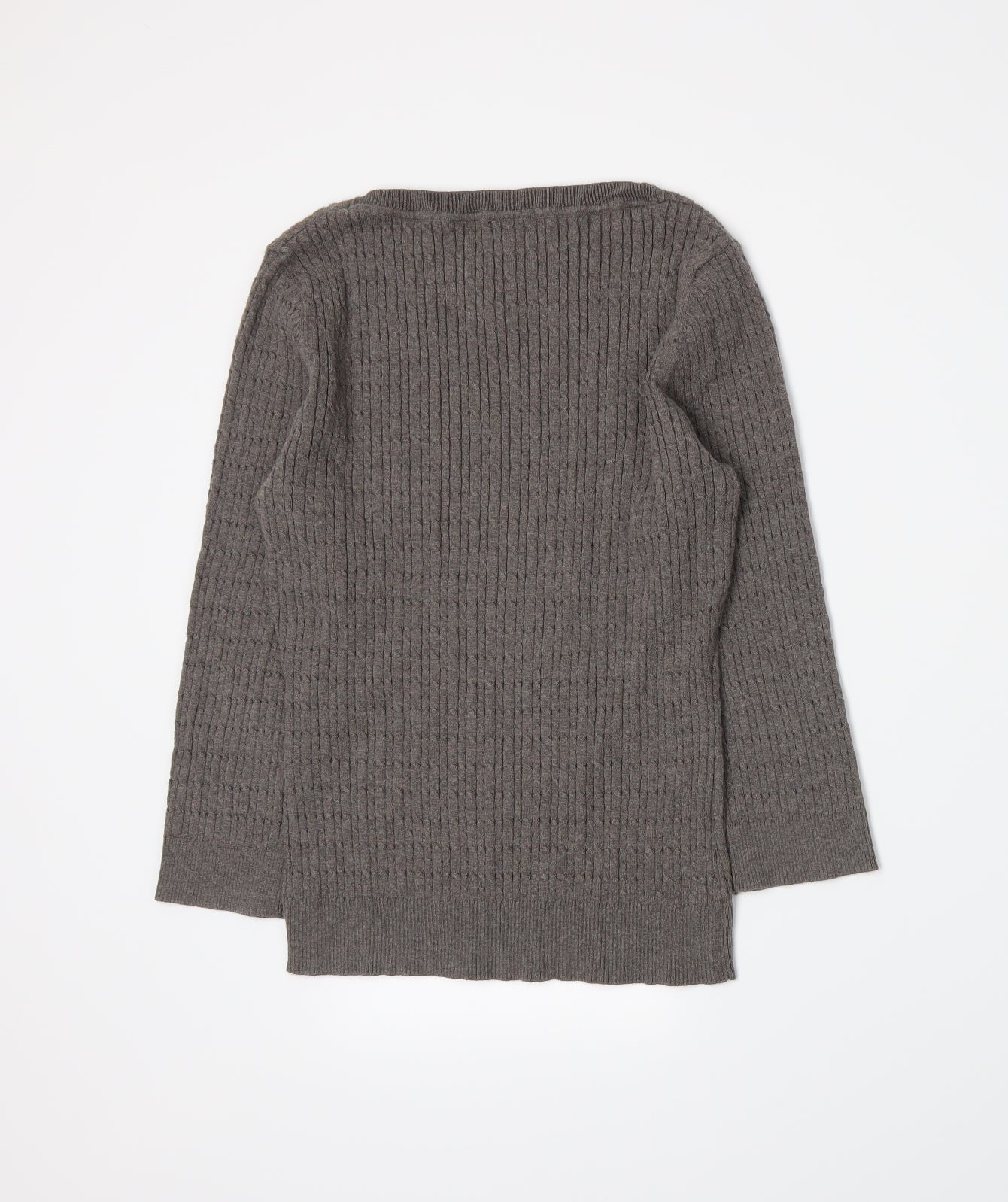CC Womens Brown  Knit Pullover Jumper Size M