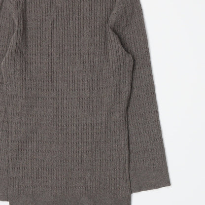CC Womens Brown  Knit Pullover Jumper Size M