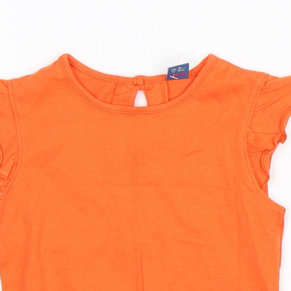 TU Girls Orange   Basic Tank Size 18-24 Months