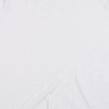 Elizabeth Scott Womens White   Basic T-Shirt Size S
