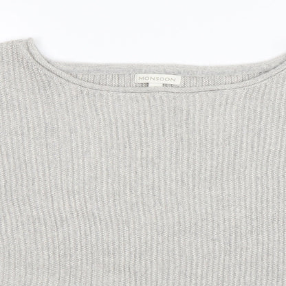Monsoon Womens Grey   Pullover Jumper Size S