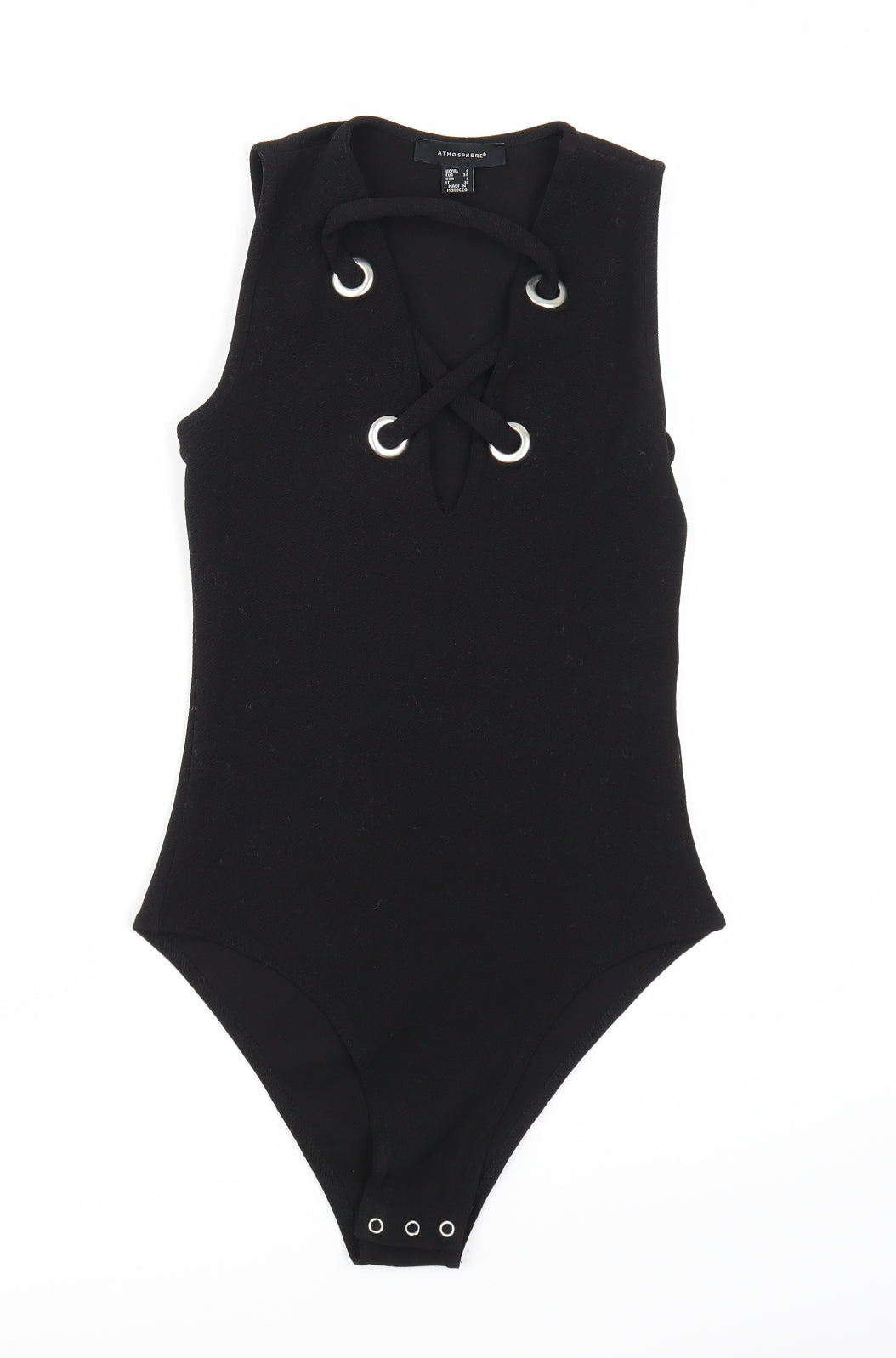 Atmosphere Womens Black   Bodysuit One-Piece Size 6