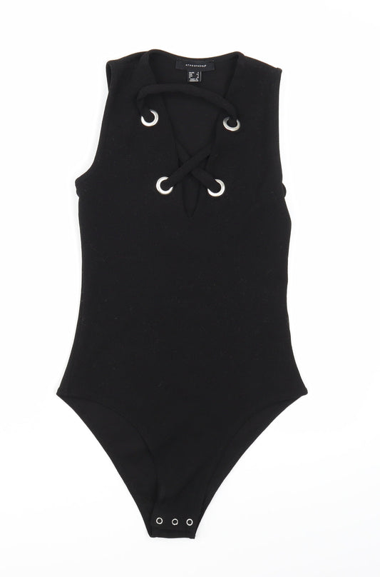 Atmosphere Womens Black   Bodysuit One-Piece Size 6