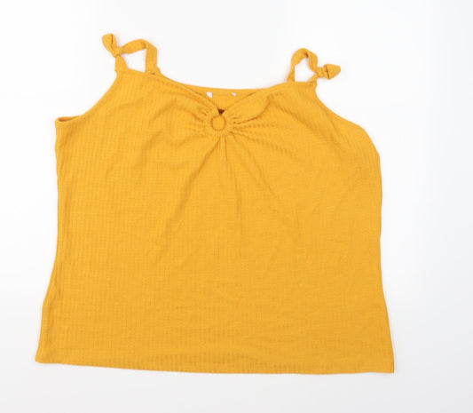 Matalan Womens Yellow   Camisole Tank Size 18