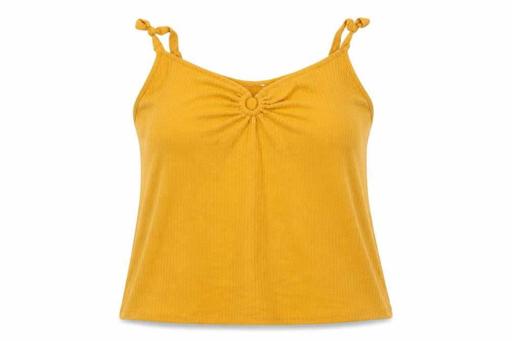 Womens UK Size 18 Matalan Yellow Camisole Tank