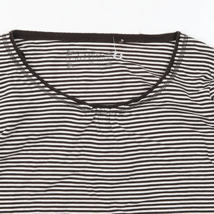 Womens UK Size 14 Casual Collection Brown Basic T-Shirt