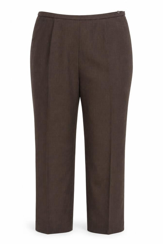 Womens UK Size 18 Berkertex Regular Fit  Brown Trousers