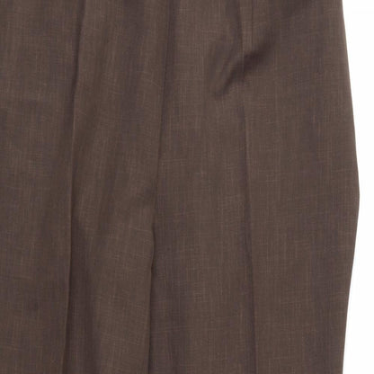 Berkertex Womens Brown  Rayon Trousers  Size 18 L26 in