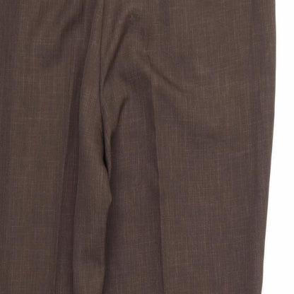 Berkertex Womens Brown  Rayon Trousers  Size 18 L26 in