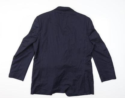 Mens UK Size 44 Greenwoods Regular Blue Suit Jacket