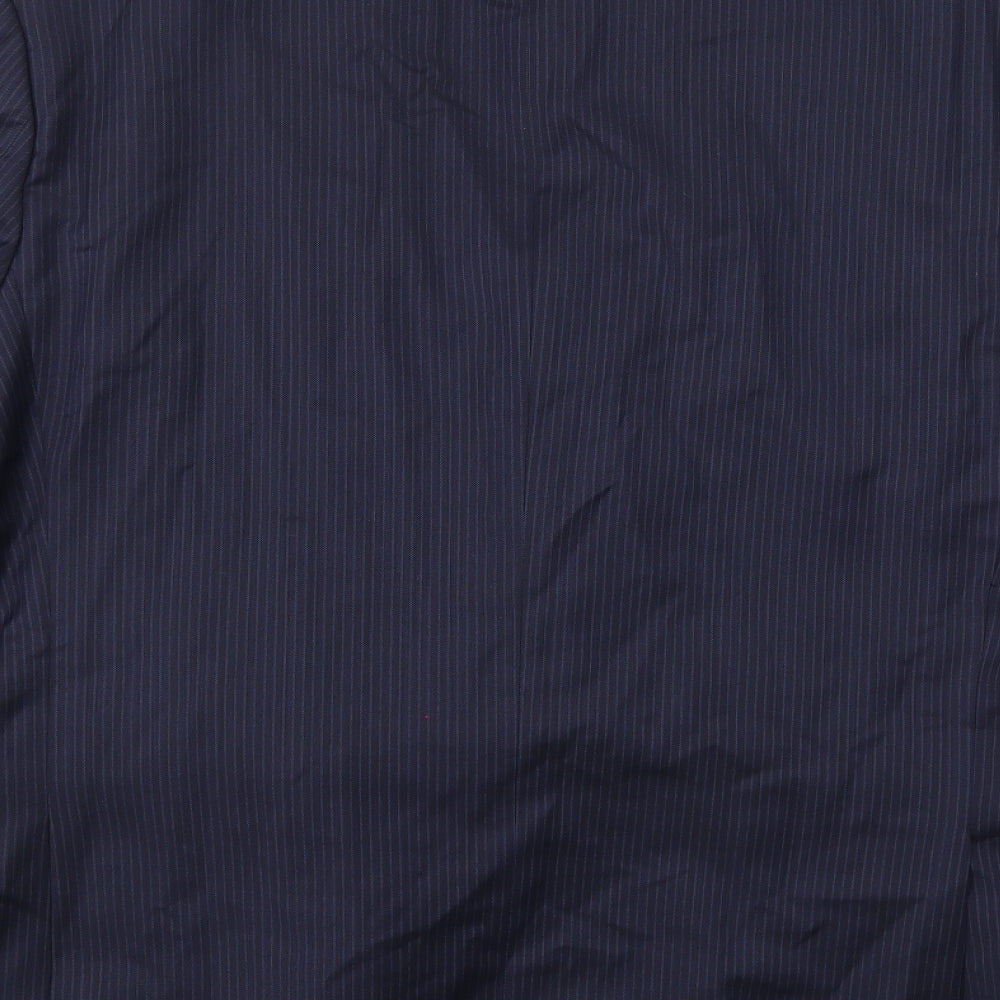 Mens UK Size 44 Greenwoods Regular Blue Suit Jacket