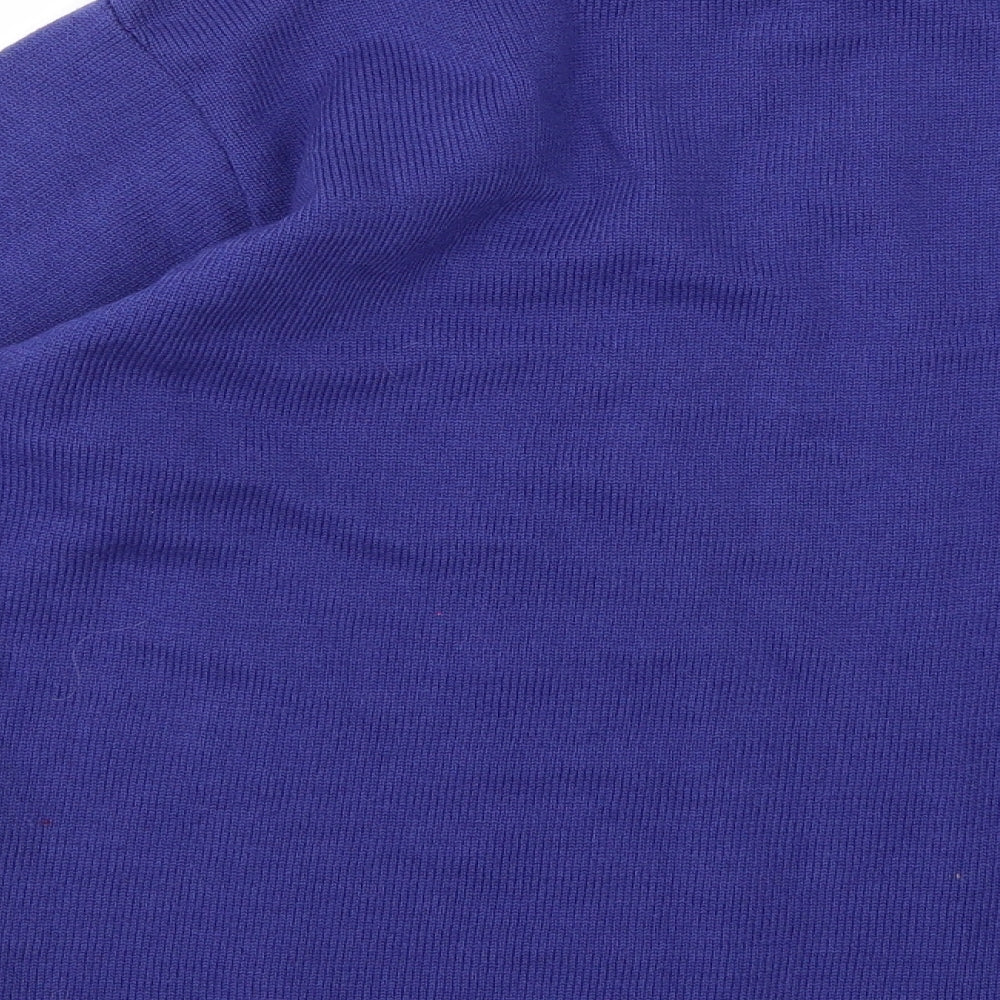 Reflect Womens Blue  Knit Pullover Jumper Size L