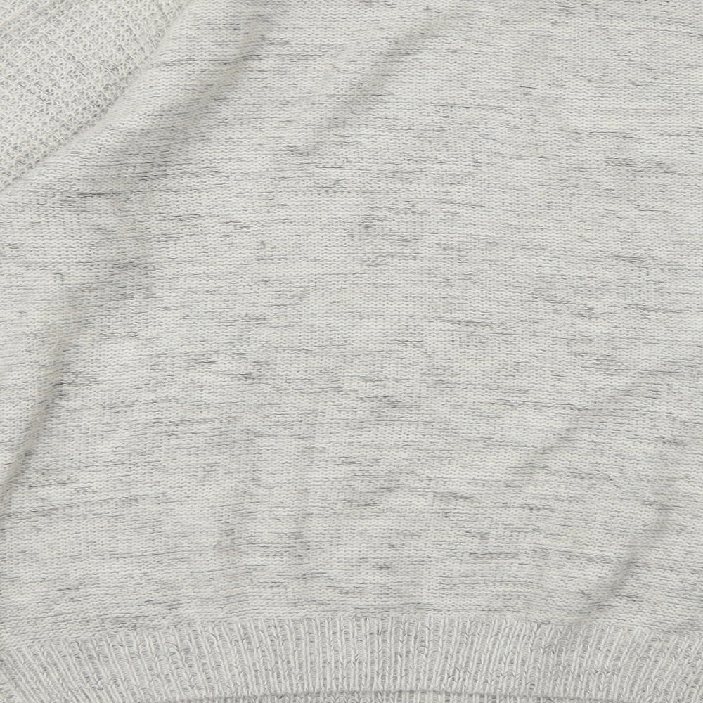 Cedar Wood State Mens Grey  Knit Pullover Jumper Size S