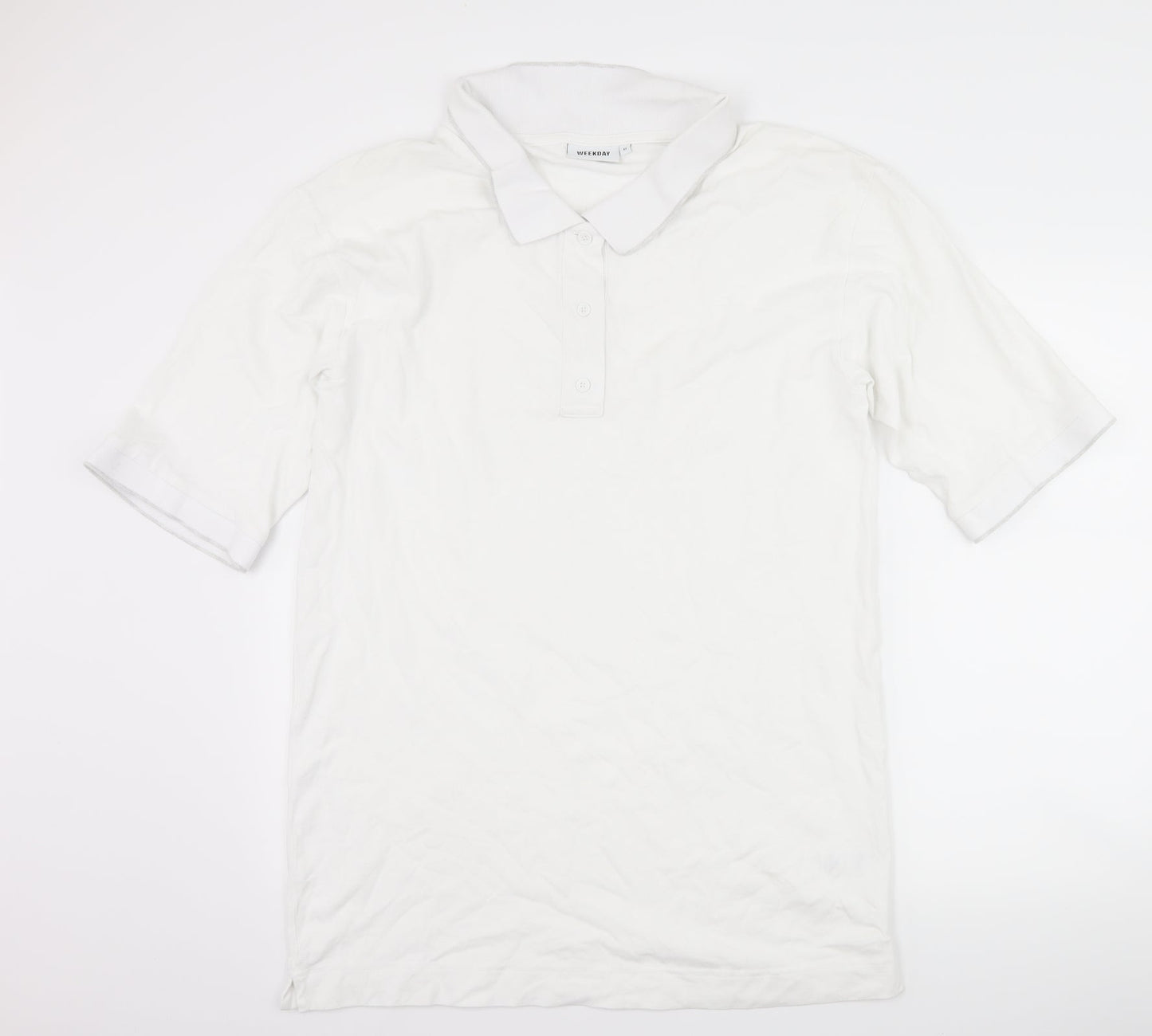 Weekday Womens White   Shirt Dress  Size XS