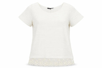 Next Womens White   Basic T-Shirt Size 8