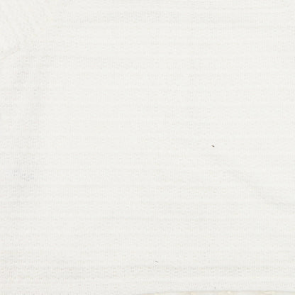 Womens UK Size 8 NEXT White Basic T-Shirt