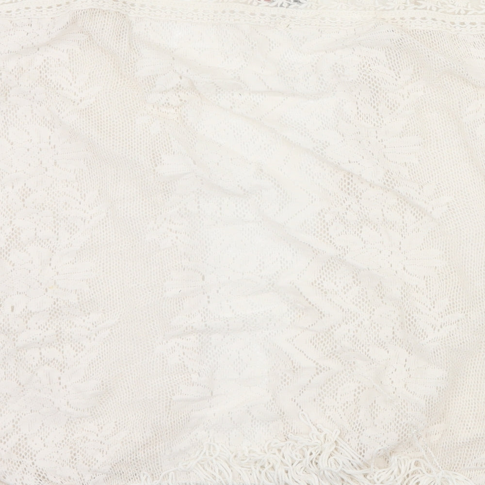 River Island Womens Ivory  Lace Cardigan Jumper Size 10
