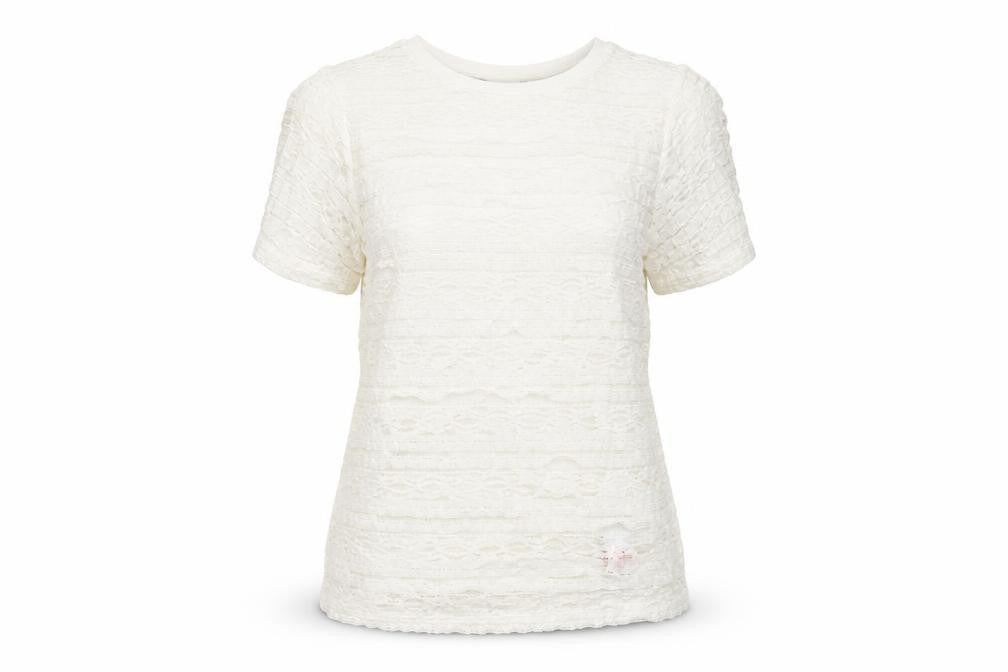 Womens UK Size 14 Dorothy Perkins White Basic T-Shirt