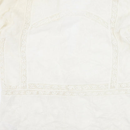 New Look Womens White   Cardigan Jumper Size S
