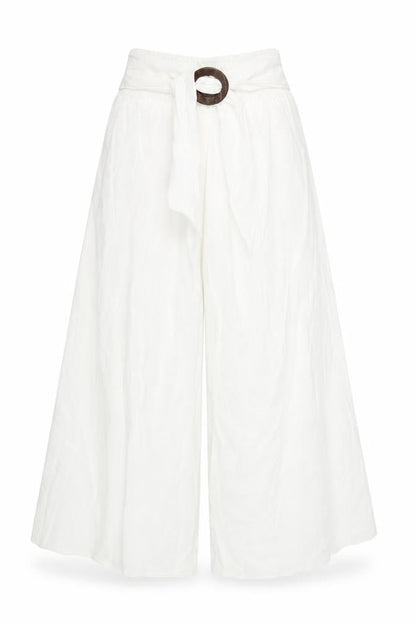 salony Womens White   Trousers  Size 32 L25 in