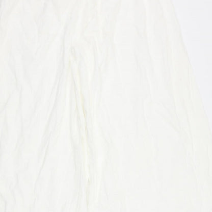 salony Womens White   Trousers  Size 32 L25 in