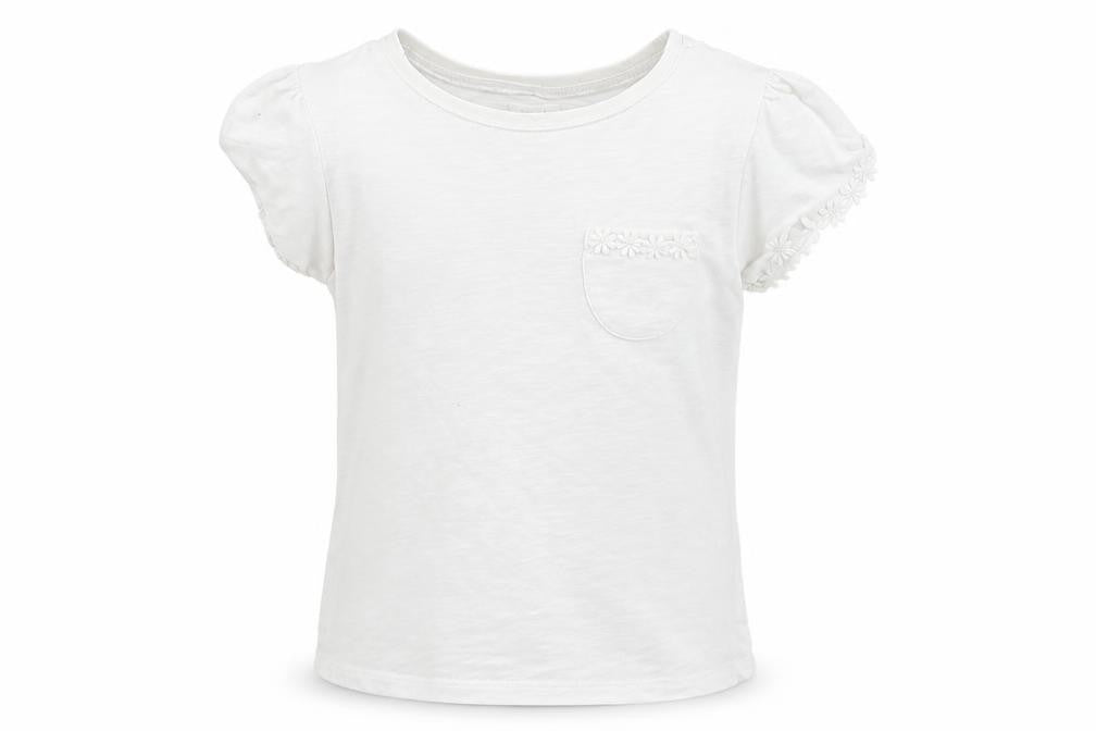 Next Girls White   Basic T-Shirt Size 10 Years