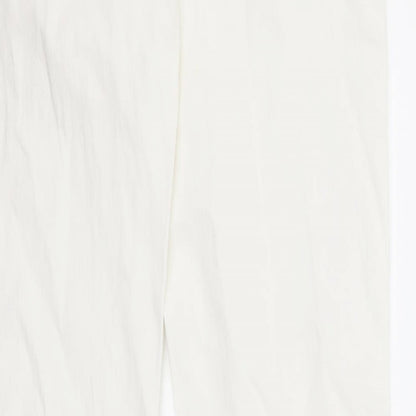 B.you Womens White  Denim Straight Jeans Size 10 L30 in