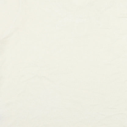 prauna Womens White   Basic T-Shirt Size M