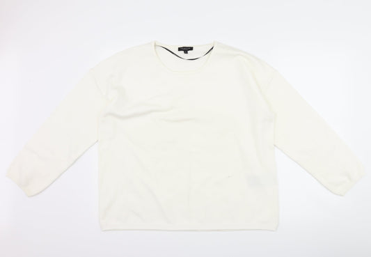 Selected Femme Womens White   Pullover Jumper Size XL