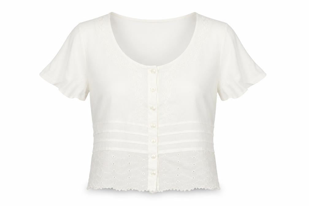 Womens UK Size 16 Klass Ivory Basic Button-Up