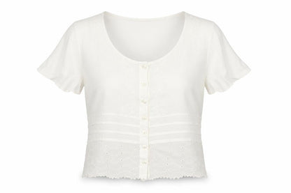 Womens UK Size 16 Klass Ivory Basic Button-Up